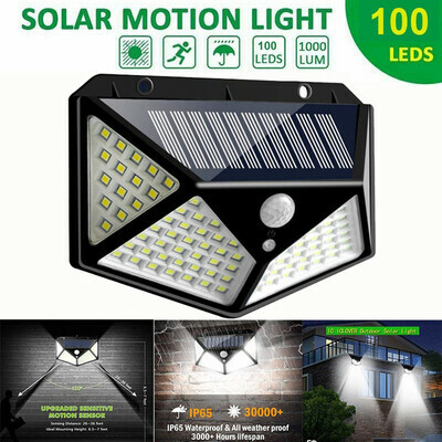 Solar Wall Lamp 100 Led Light (P00110) ×Close